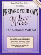 Prepare Your Own Will: The National Will Kit